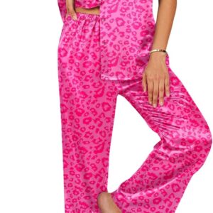 Women's Silk Pajama Set, Two-Piece Satin Pajama Set