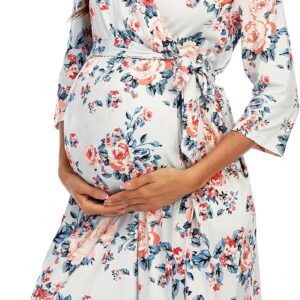 Maternity Hospital Robe, Maternity Room Nursing Robe, Maternity Pajamas